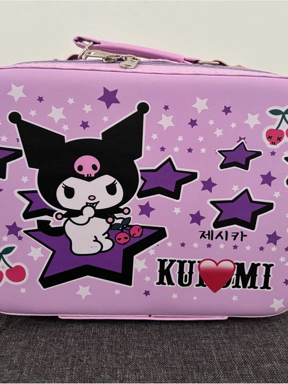 Sanrio Kuromi Lavender Star Cosmetic Case